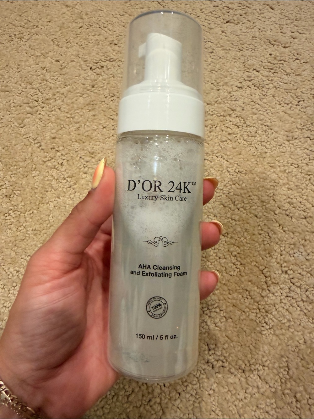 D’OR 24K cleanser